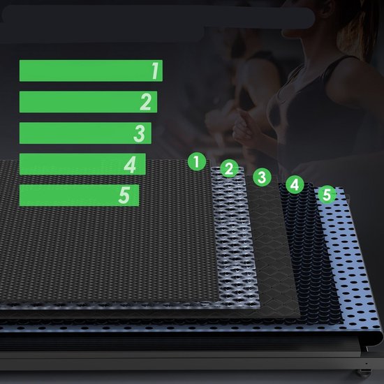 Loopband – Treadmill – Hardloopband – Loopmachine – Fitnessapparaat – Opvouwbaar Ontwerp – 12 Km/U Snelheid