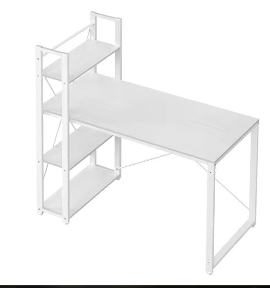 Verstelbaar Bureau met Wisselbare Planken – 120 cm Werkblad & Industrieel Design