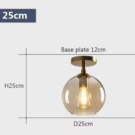 Moderne Glazen Plafondlamp – Minimalistisch LED Ontwerp