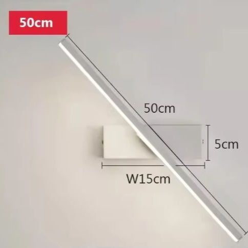 Moderne LED Wandlamp – Draaibare Badkamerspiegel & Sfeerverlichting