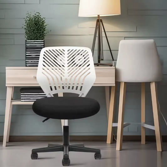 Ergonomische Bureaustoel – Verstelbaar – Draaibaar – Gevoerde Zitting