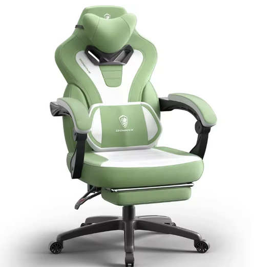 Ergonomische Stoffen Gamingstoel – Met Voetsteun & Hoge Rugleuning voor Volwassenen