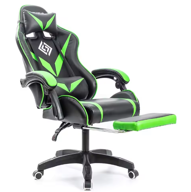 Gamingstoel met Massage & Voetsteun – Ergonomisch en Verstelbaar