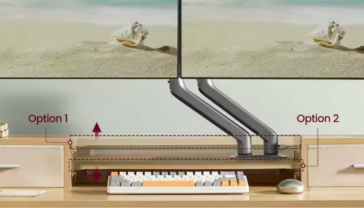 Elektrisch Zit-Sta Bureau 140 cm – Met USB, Lades & Monitorstand