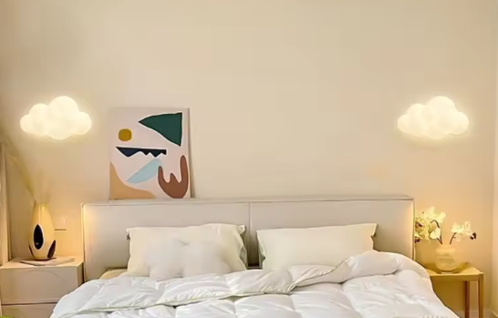 Wolk & Ster Wandlamp – Kinderkamer Verlichting, Sfeervol & Schattig