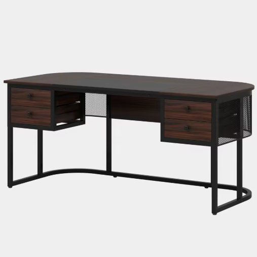 Groot Directiebureau met 4 Lades – 160 cm Werkblad & Industrieel Design