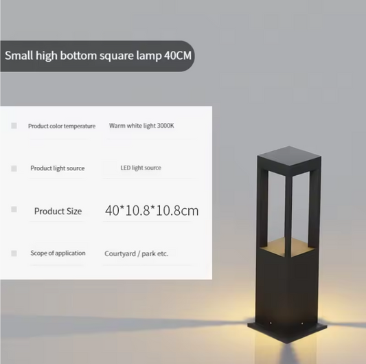 Moderne Solar Tuinlamp – 7W LED Staande Buitenlamp IP65 Aluminium