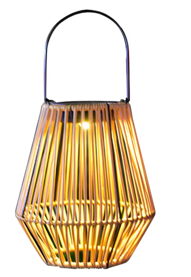 Rotan Solar Tuinlantaarn – Hangend & Staand, IP65 Waterdicht