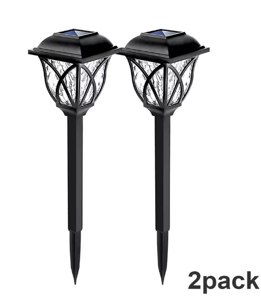 Set van 10 Solar Tuinlampen – LED Padverlichting & Gazonlampen, IP67 Waterdicht