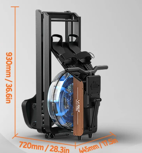 Water Roeimachine – Bluetooth Monitor, Opvouwbaar & Ergonomisch Ontwerp