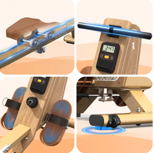 Magnetische Roeimachine – 16 Weerstandsniveaus & Bluetooth Monitor