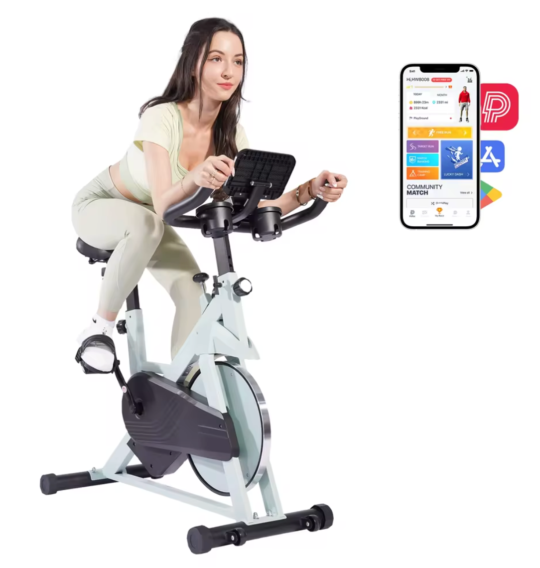 Indoor Cycling Fiets – Magnetische Weerstand, 32 Niveaus & Comfortabel Zadel