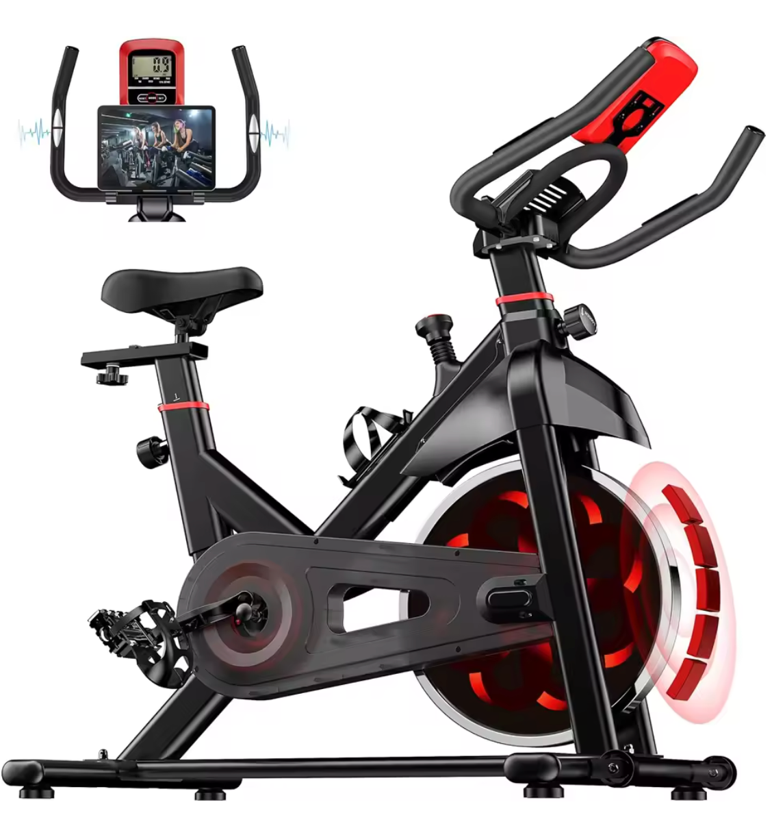 Indoor Spinningfiets – Magnetische Weerstand, LCD & 150 kg Draagkracht
