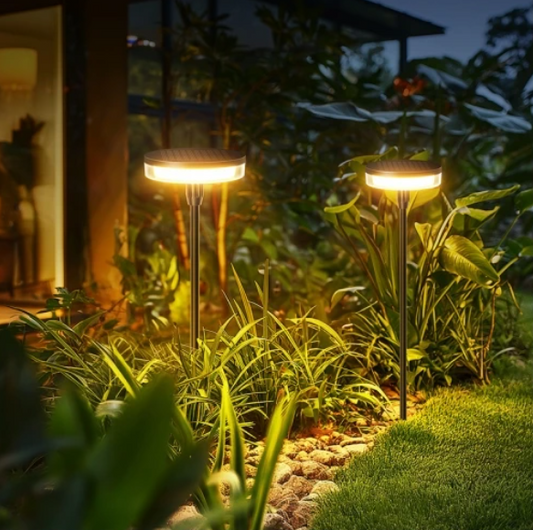 Solar Sway Tuinlampen – Bewegende LED Zonnelampen voor Pad, Gazon & Terras