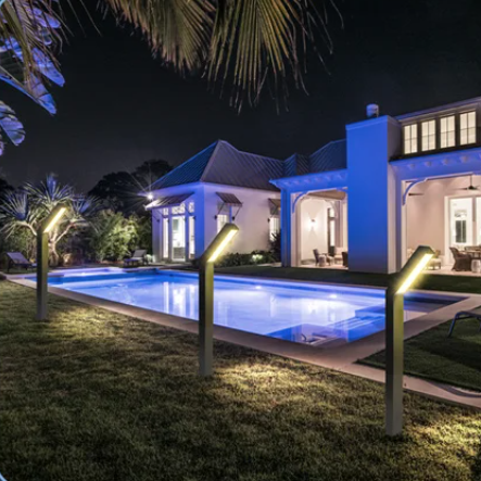 Set van 4 Solar Tuinpadlampen – LED Buitenlampen met IP65 Bescherming & 3 Lichtstanden