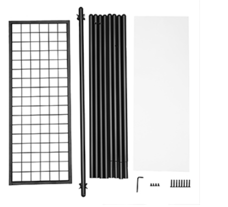 Minimalistisch Kledingrek met Legplank – Stalen Frame 92,5×33,5×153 cm