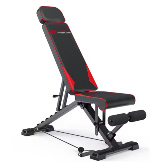 Opvouwbare Gewichtsbank – Verstelbare Full Body Fitnessbank met Weerstandsbanden