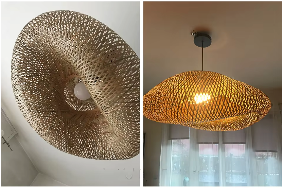 Tokyo Plafondlamp - Handgeweven Japanse Hanglamp van Bamboe