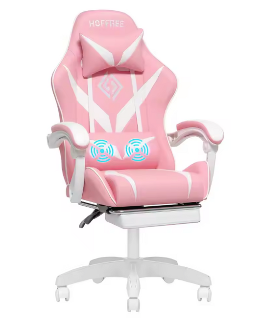 Gamingstoel met Massage & Voetsteun – Ergonomisch en Verstelbaar