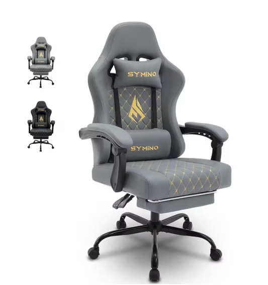 Gamingstoel in Racestijl – Met Voetsteun & Verstelbare Armleuningen