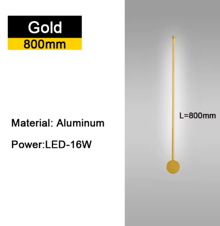 350 ° Rotatie LED Wandlamp voor Woonkamer Moderne Lange Wandlampen Voor Thuis Slaapkamer Trappen Woonkamer Bank Achtergrondverlichting Decoratie Lamp 110-220V