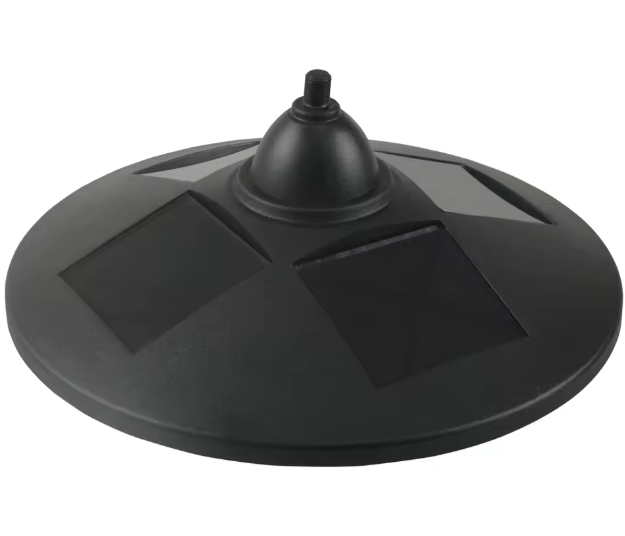 Solar Tuinlantaarn met 18 LED Lampjes – 189 cm Hoog, Waterdicht IP44, Met Sensor en Bloempotbasis