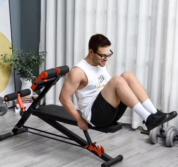 Opvouwbare Verstelbare Buikbank – Compacte Fitnessbank voor Thuis