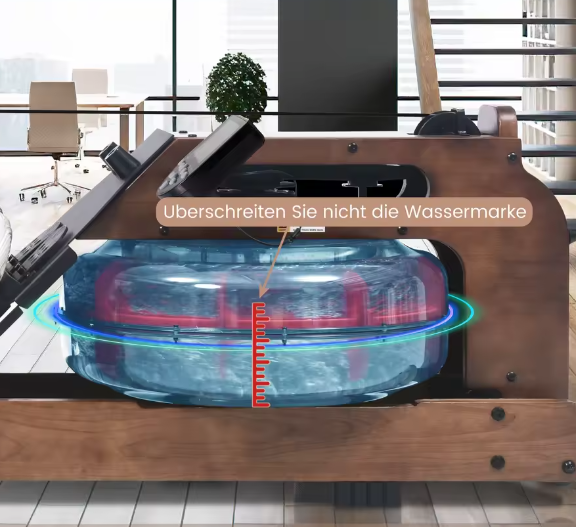 Inklapbare Waterroeimachine – Houten Frame & App-ondersteuning