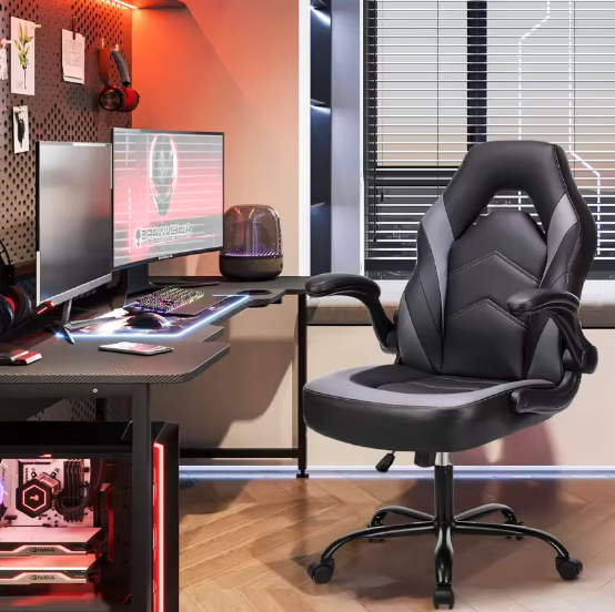 Ergonomische Gaming- & Bureaustoel – PU-leder Verstelbaar