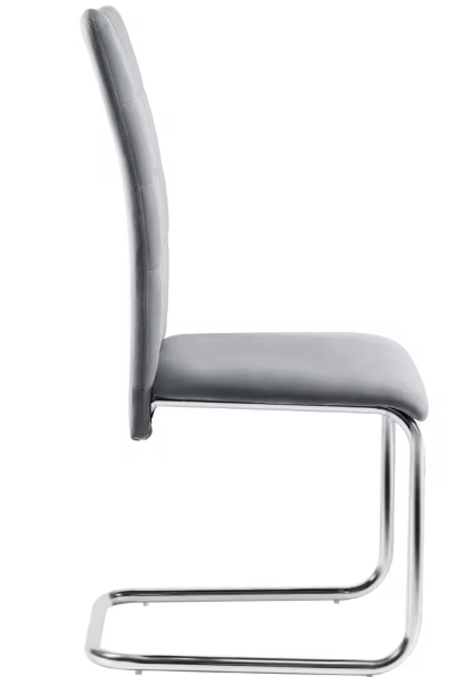 2 Stuks Fluwelen Cantilever Eetkamerstoelen – Comfortabel & Modern