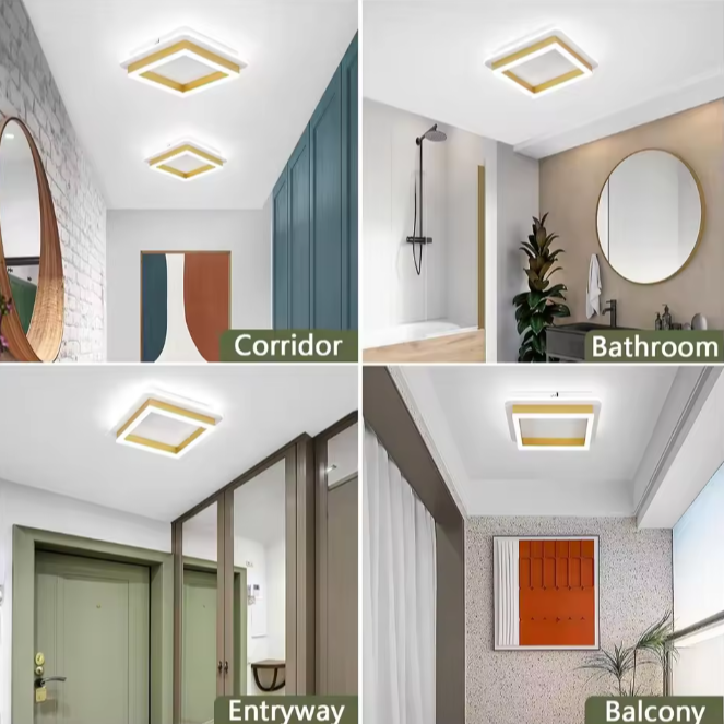 Moderne LED Plafondlamp – 30W 3375LM Warm Wit, 30 cm