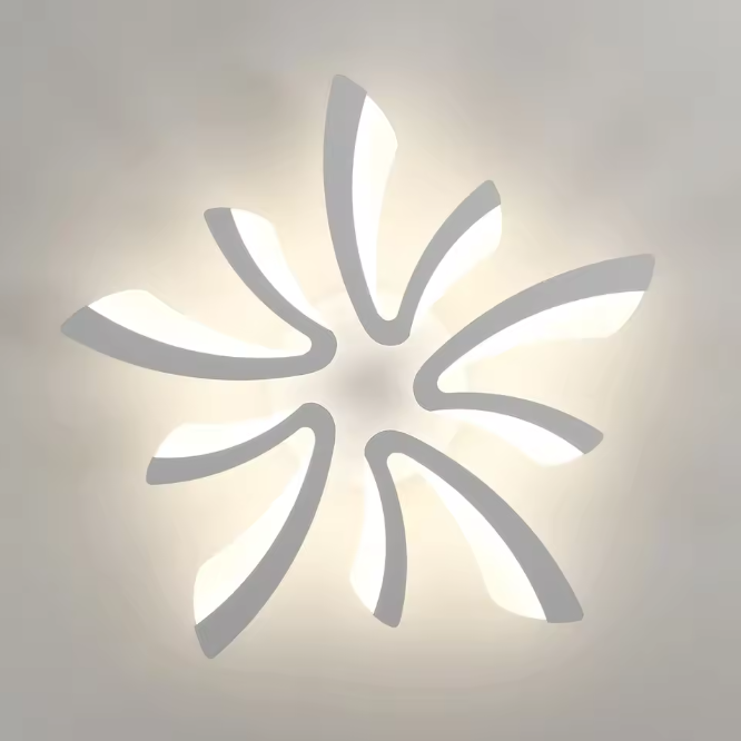 Moderne LED Plafondlamp – 50W V-Vormige 5-Kops Verlichting