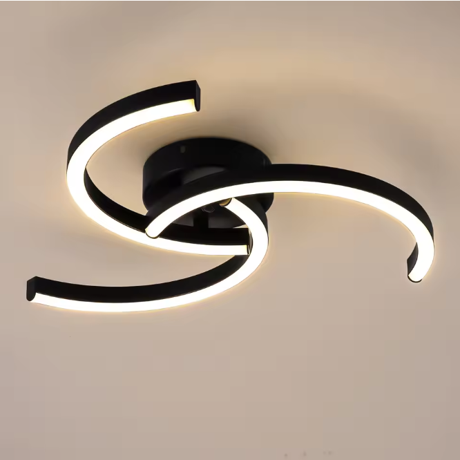 Moderne LED Plafondlamp – Spiraalvormig Design 52 cm, 24W Producttekst