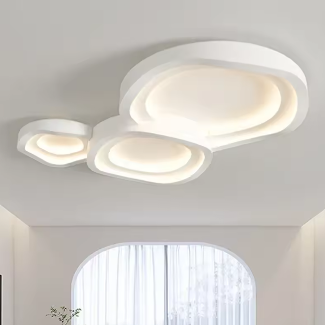 Minimalistische Witte LED Plafondlamp – Moderne Aluminium Lamp