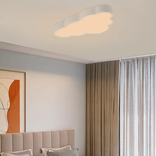 Cloud LED Plafondlamp – Moderne Minimalistische Kinderkamer Verlichting