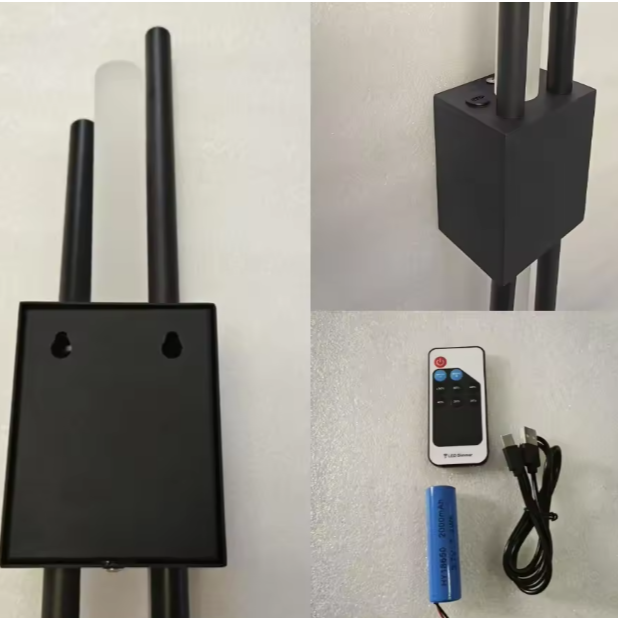 Moderne Acryl Wandlamp – LED Sfeerverlichting met Afstandsbediening & Oplaadfunctie