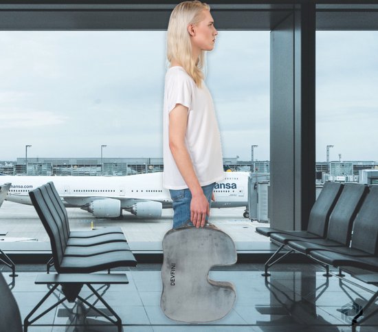 Zitkussen Orthopedisch & Ergonomisch voor Auto en Bureaustoel - Stuitkussen - Wigkussen - Thuiswerken