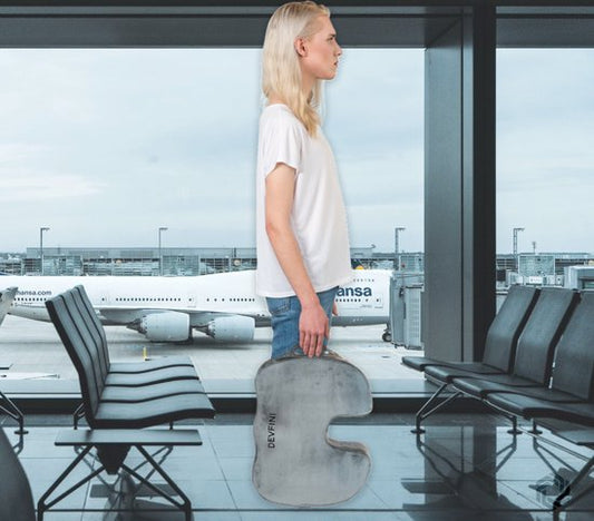 Zitkussen Orthopedisch & Ergonomisch voor Auto en Bureaustoel - Stuitkussen - Wigkussen - Thuiswerken