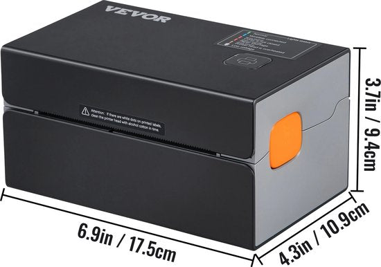 Draagbare Thermische Labelprinter - Labelprinter - Thermal Printer - Sticker Printer - Draagbaar - Bluetooth - Automatische Label Erkenning - 300DPI Bluetooth