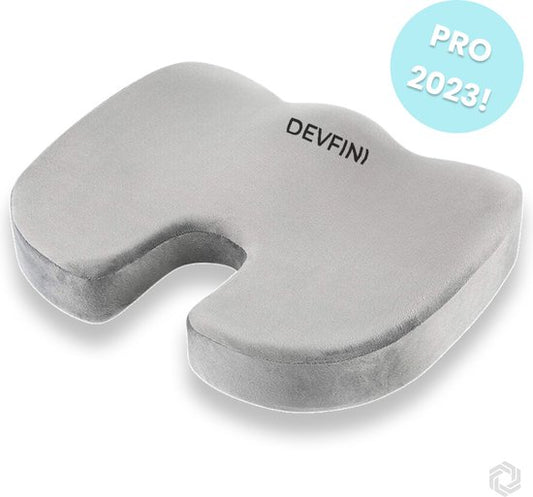 Zitkussen Orthopedisch & Ergonomisch voor Auto en Bureaustoel - Stuitkussen - Wigkussen - Thuiswerken