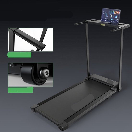 Loopband – Treadmill – Hardloopband – Loopmachine – Fitnessapparaat – Opvouwbaar Ontwerp – 12 Km/U Snelheid