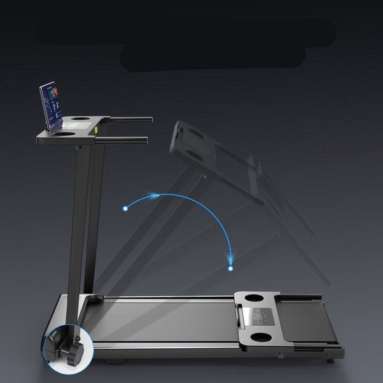 Loopband – Treadmill – Hardloopband – Loopmachine – Fitnessapparaat – Opvouwbaar Ontwerp – 12 Km/U Snelheid
