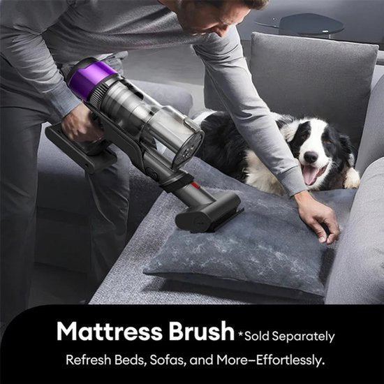 Draadloze Steelstofzuiger – Stofzuiger Zonder Snoer – Steelstofzuiger Met Accu – Cordless Vacuum Cleaner – Snoerloze Kruimelzuiger – 55.000 Pa Zuigkracht – 1,5 Liter Stofcontainer