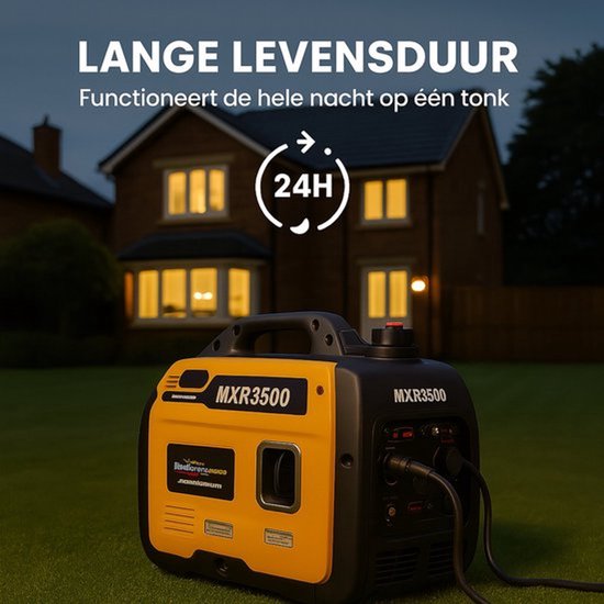Draagbare Inverter Stroomgenerator – Noodstroomaggregaat – Benzinegenerator – Generator Camping – Mobiele Stroomvoorziening – 3300W Krachtig Vermogen – Extra Stil met USB & 230V Stopcontacten