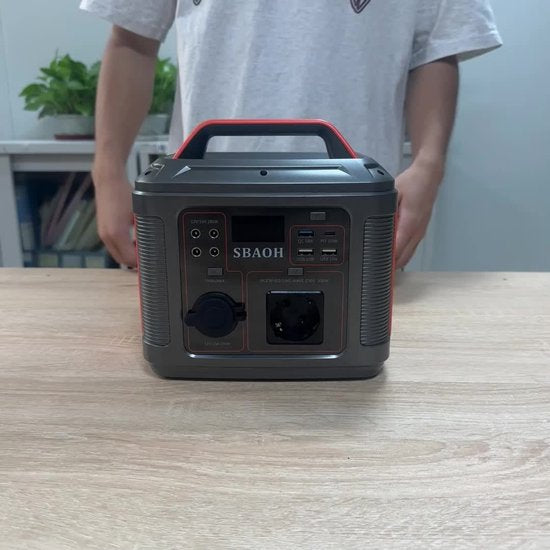 Draagbare Energiecentrale – Powerbank – Generator – Noodstroom – Accupack – 300W Vermogen – Lichtgewicht ABS Behuizing