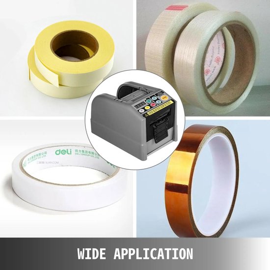 Plakband dispenser - tape dispenser - plakbandapparaat - dispenser - tape - zwart