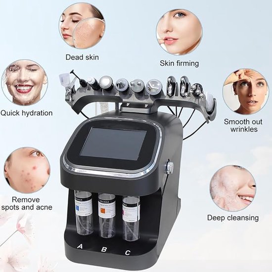 Professioneel Microdermabrasie Apparaat voor Diepe Gezichtsreiniging