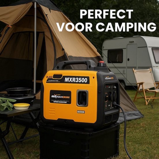 Draagbare Inverter Stroomgenerator – Noodstroomaggregaat – Benzinegenerator – Generator Camping – Mobiele Stroomvoorziening – 3300W Krachtig Vermogen – Extra Stil met USB & 230V Stopcontacten