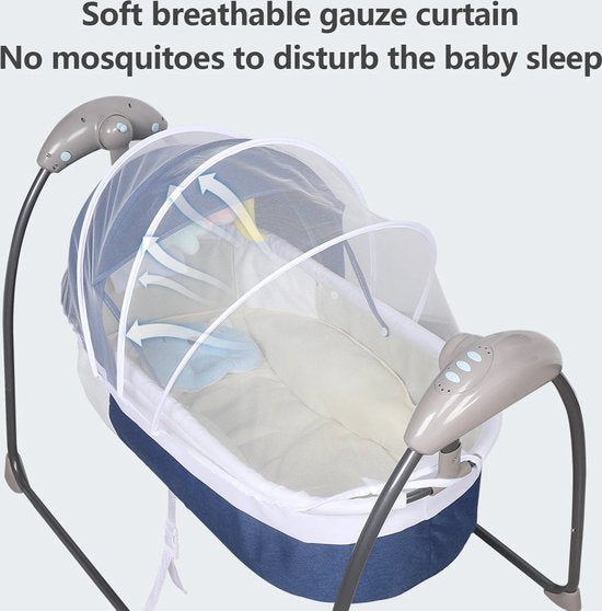 Baby Swing - Elektrische Babyschommel - Automatische Wipstoel voor je Baby - Schommelstoel