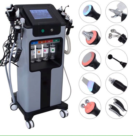 10-in-1 Gezichtsverzorgingsmachine – Beauty Apparaat voor Diepe Reiniging